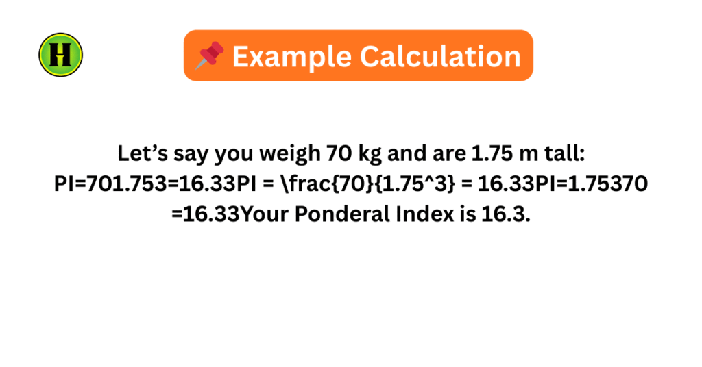 Ponderal Index Calculator